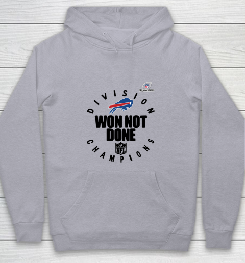 Buffalo Bills East Champions 2020 NFL Playoffs Division Won Not Done Youth Hoodie 4