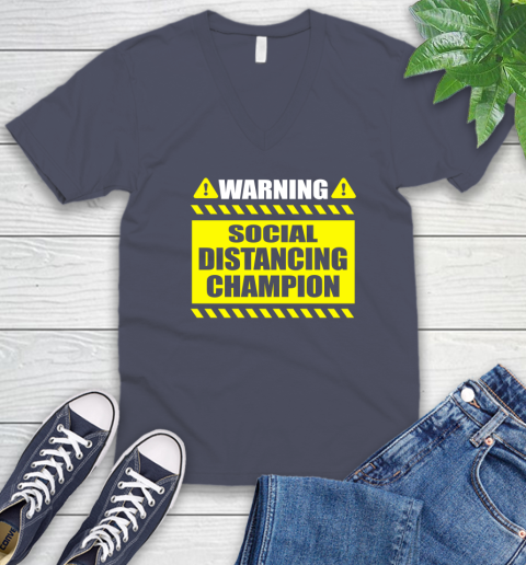 Coronavirus Shirt  Warning Social Distancing Champion 52