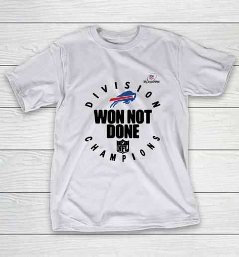 Buffalo Bills East Champions 2020 NFL Playoffs Division Won Not Done T-Shirt 9