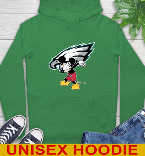 Philadelphia Eagles NFL Football Dabbing Mickey Disney Sports Hoodie 8