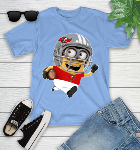 NFL Tampa Bay Buccaneers Minions Disney Football Sports Youth T-Shirt 11