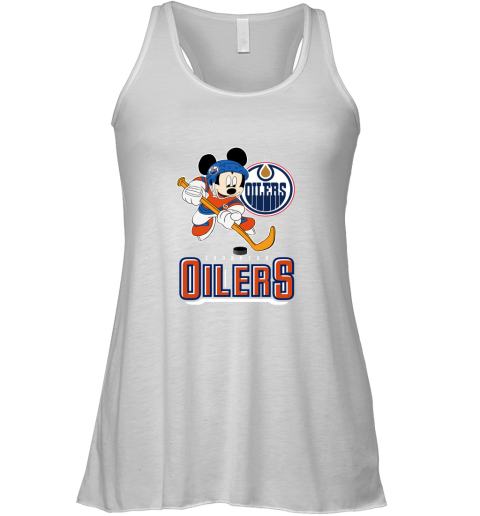 NHL Hockey Mickey Mouse Team Edmonton Oilers Tank Top 