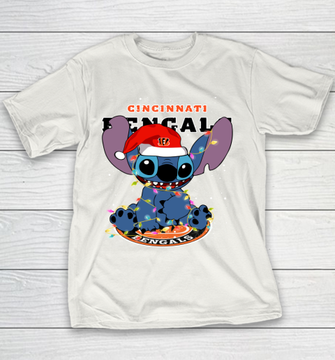 Cincinnati Bengals NFL Football noel stitch Christmas Youth T-Shirt