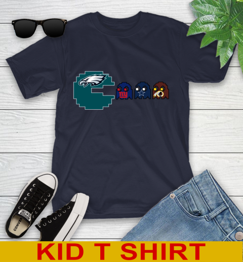 Philadelphia Eagles NFL Football Pac Man Champion Youth T-Shirt 3