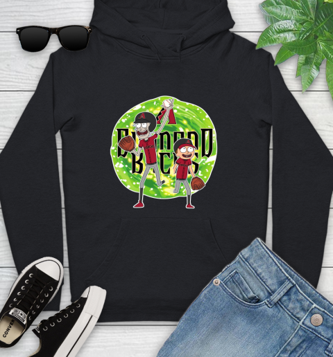 MLB Arizona Diamondbacks Rick And Morty Baseball Sports Youth Hoodie 2