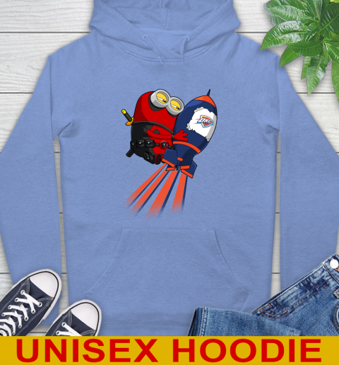 NBA Basketball Oklahoma City Thunder Deadpool Minion Marvel Shirt Hoodie 11