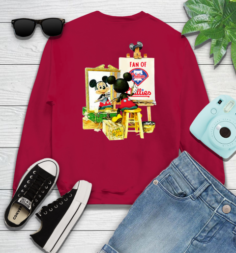 MLB Baseball Philadelphia Phillies Mickey Drawing Shirt 32