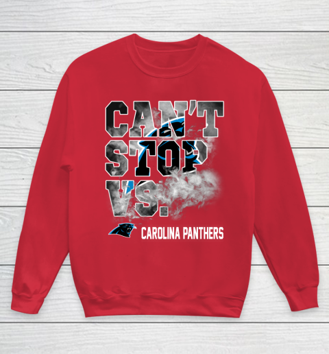 NFL Carolina Panthers Can't Stop Vs Youth Sweatshirt 7