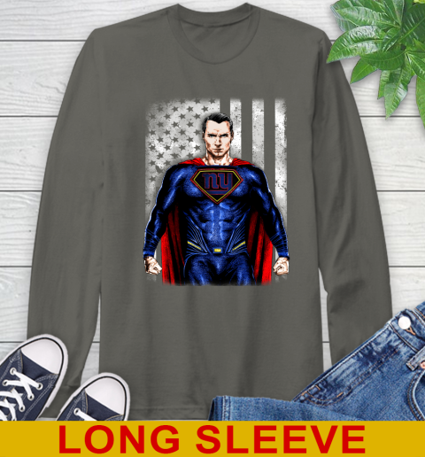 NFL Football New York Giants Superman DC Shirt Long Sleeve T-Shirt 10