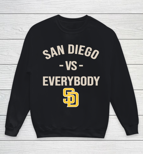 San Diego Padres Vs Everybody Youth Sweatshirt