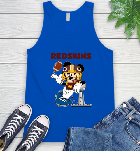 NFL Washington Redskins Mickey Mouse Disney Super Bowl Football T Shirt Tank Top 5