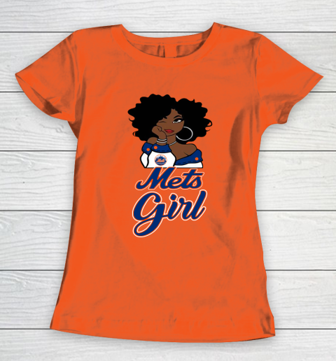 New York Metss Girl MLB Women's T-Shirt 5