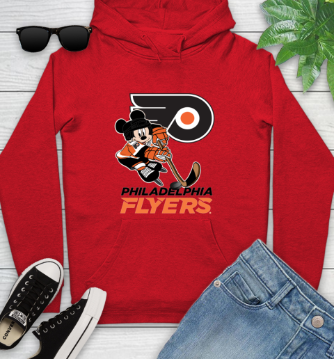 NHL Philadelphia Flyers Mickey Mouse Disney Hockey T Shirt Youth Hoodie 11