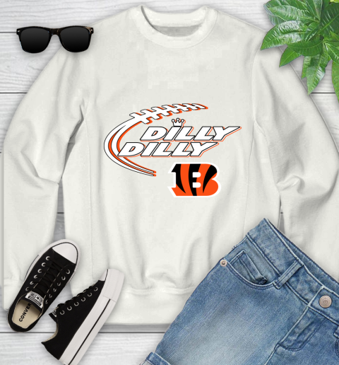 NFL Cincinnati Bengals Dilly Dilly Football Sports Youth Sweatshirt