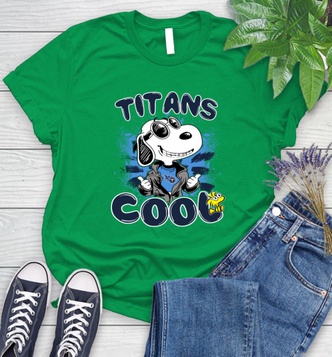 NFL Football Tennessee Titans Cool Snoopy Shirt Women's T-Shirt 7