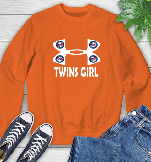 MLB Minnesota Twins Girl Under Armour Baseball Sports Sweatshirt 3