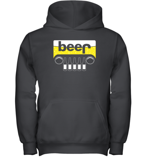 q4jm beer and jeep shirts youth hoodie 43 front black