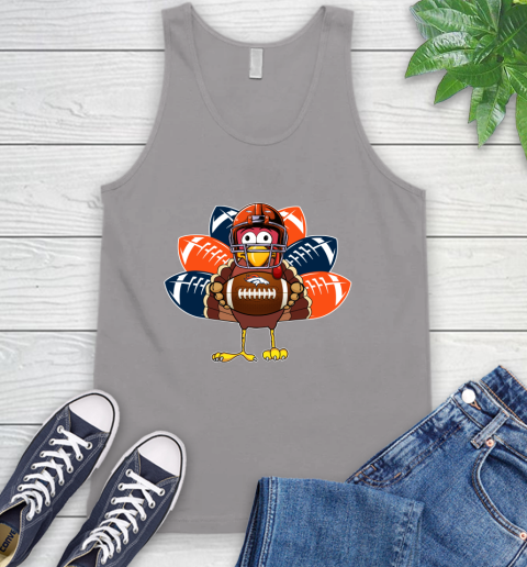 Denver Broncos Turkey Thanksgiving Day Tank Top 4