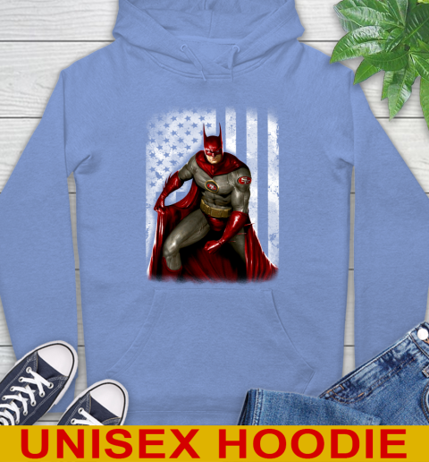 San Francisco 49ers NFL Football Batman DC American Flag Shirt Hoodie 11