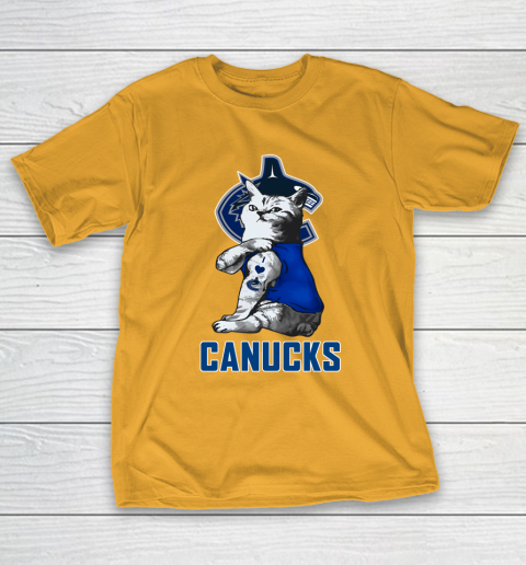NHL My Cat Loves Vancouver Canucks Hockey T-Shirt 2