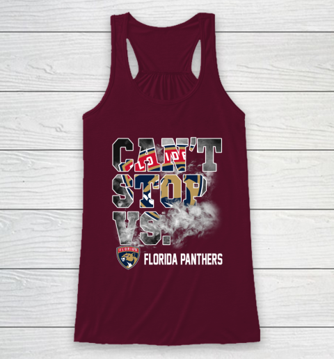 NHL Florida Panthers Hockey Can't Stop Vs Racerback Tank 2