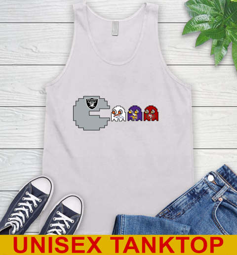 Oakland Raiders NFL Football Pac Man Champion Tank Top