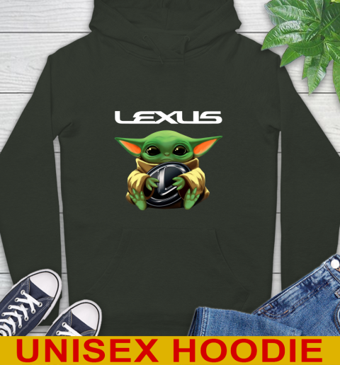 Star Wars Baby Yoda Hugs Lexus Car Shirt 24