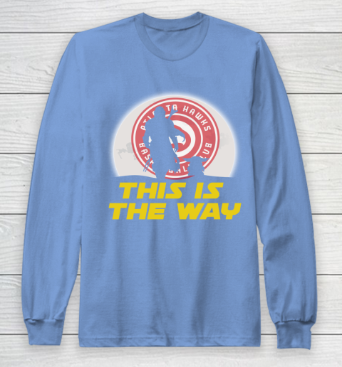 Atlanta Hawks NBA Basketball Star Wars Yoda And Mandalorian This Is The Way Long Sleeve T-Shirt 8