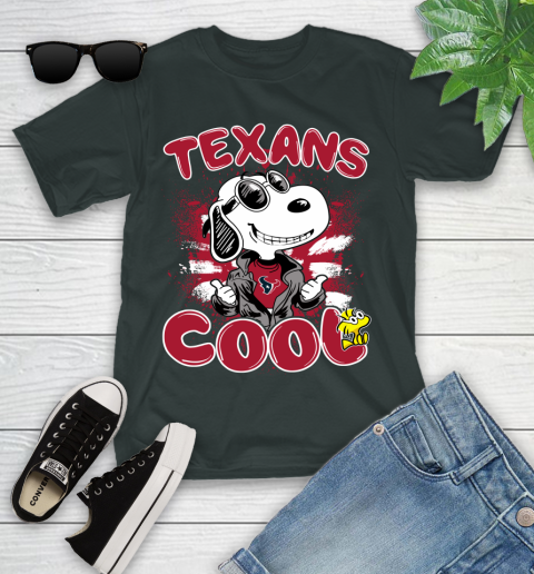 NFL Football Houston Texans Cool Snoopy Shirt Youth T-Shirt 5