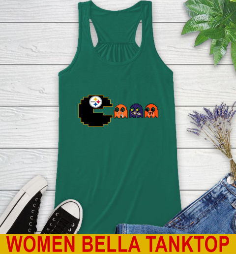 Pittsburgh Steelers NFL Football Pac Man Champion Racerback Tank 7