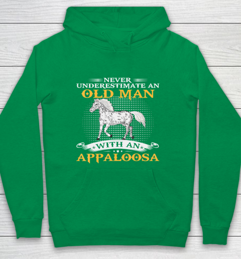 Father gift shirt Mens Never Underestimate An Old Man With An Appaloosa Horse Funny T Shirt Youth Hoodie 4
