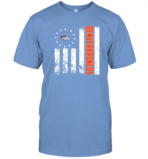 Denver Broncos NFL Football American Flag Youth T-Shirt