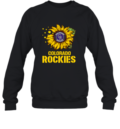 Colorado Rockiers Sunflower MLB Baseball Sweatshirt
