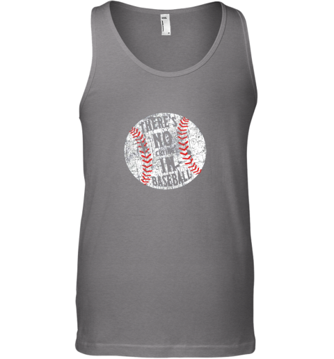 ikbo there39 s no crying in baseball i love sport softball gifts unisex tank 17 front graphite heather
