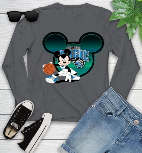 NBA Orlando Magic Mickey Mouse Disney Basketball Youth Long Sleeve 8