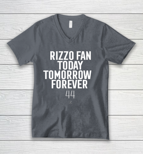 Anthony Rizzo Tshirt Fan Today Tomorrow Forever Gameday V-Neck T-Shirt 4