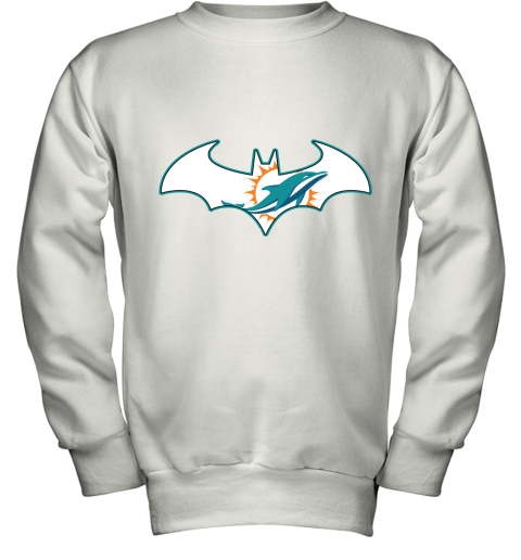 We Are The Miami Dolphins Batman NFL Mashup Youth Sweatshirt