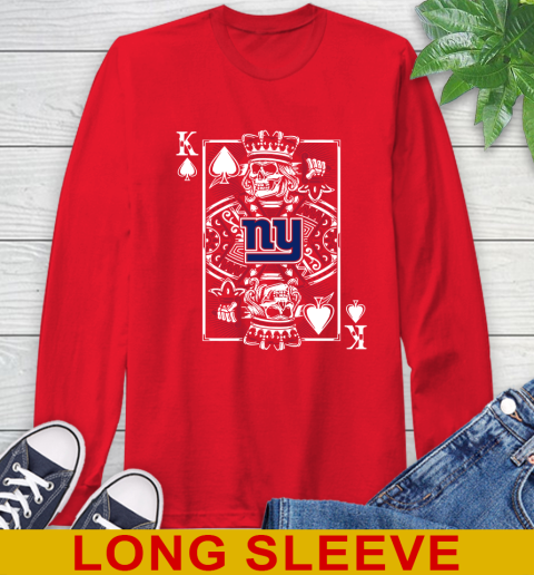 New York Giants NFL Football The King Of Spades Death Cards Shirt Long Sleeve T-Shirt 12