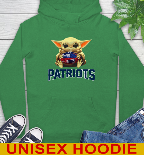 NFL Football New England Patriots Baby Yoda Star Wars Shirt Hoodie 8