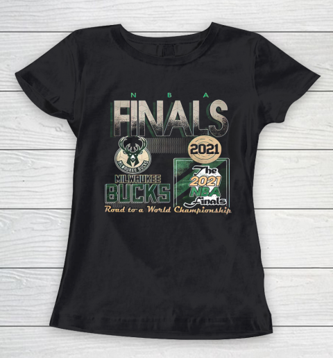 Bucks Championship NBA tshirt Fear Deer Milwaukee Basketball Bucks Finals 2021 Women's T-Shirt