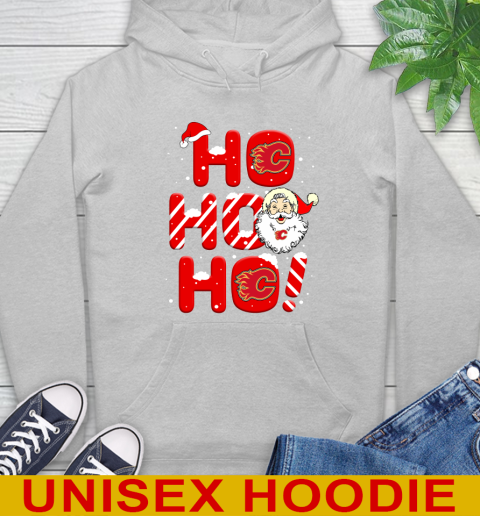 Calgary Flames NHL Hockey Ho Ho Ho Santa Claus Merry Christmas Shirt Hoodie 6