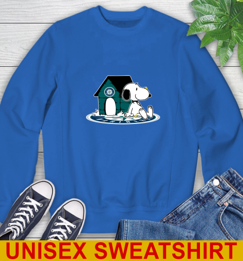 MLB Baseball Seattle Mariners Snoopy The Peanuts Movie Shirt Sweatshirt 9