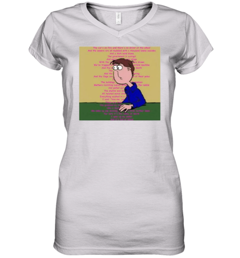 Dead Jon Blues Godspeed You Black Emperor Women's V-Neck T-Shirt