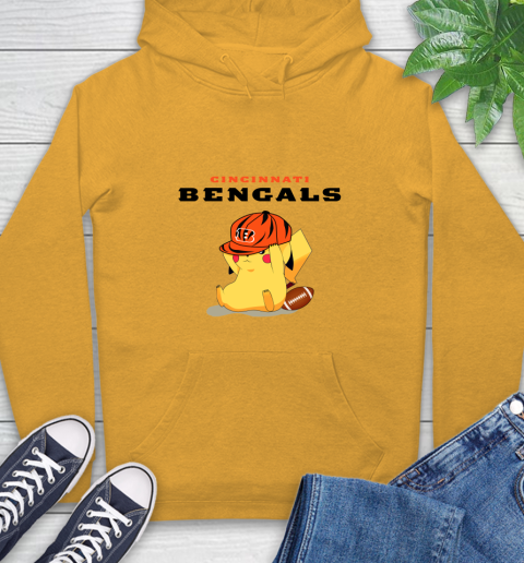 NFL Pikachu Football Sports Cincinnati Bengals Hoodie 3