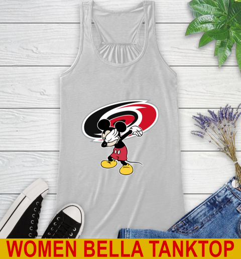 Carolina Hurricanes NHL Hockey Dabbing Mickey Disney Sports Racerback Tank