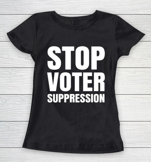 Black Voters Matter Protect The Vote Stop Voter Suppression Women's T-Shirt