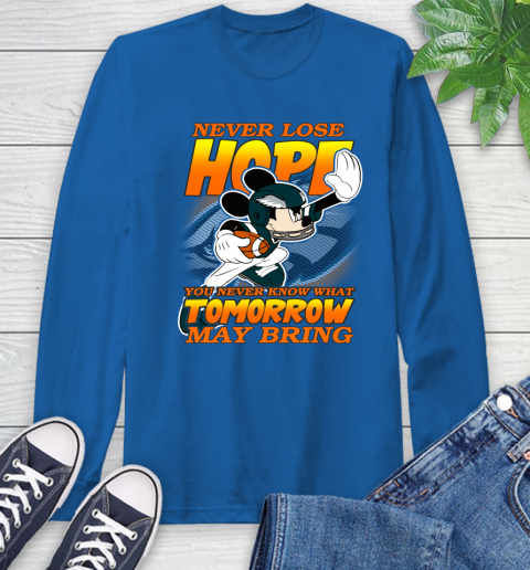 Philadelphia Eagles NFL Football Mickey Disney Never Lose Hope Long Sleeve T-Shirt 10