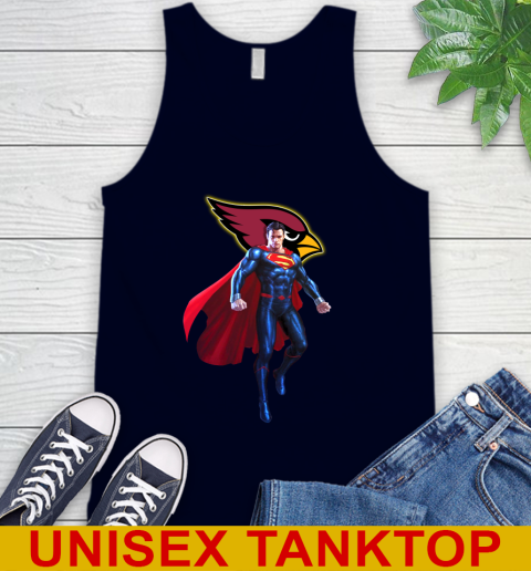 NFL Superman DC Sports Football Arizona Cardinals Tank Top 3