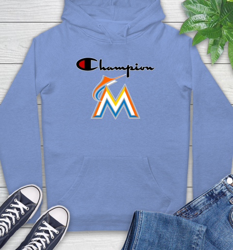 MLB Baseball Miami Marlins Champion Shirt Hoodie 11