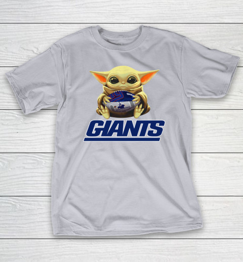 NFL Football New York Giants Baby Yoda Star Wars T-Shirt 6